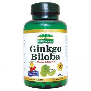 [7138] GINKGO BILOBA 500MG CAPSULAS X100 NATURES HERBALMAX