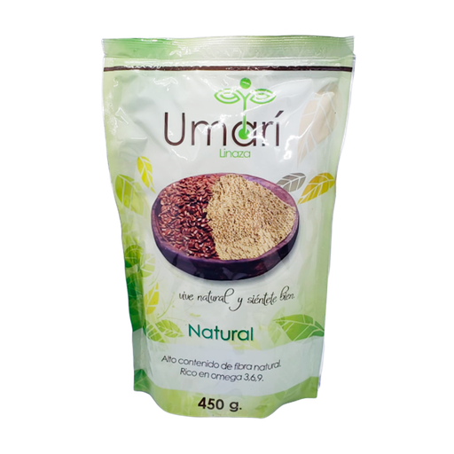 [6896] LINAZA NATURAL POLVO 450G UMARI