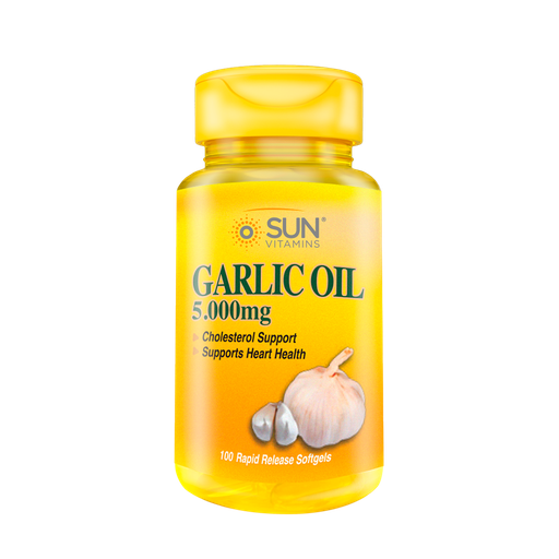 [6148] GARLIC OIL 5000 MG SOFTGELS X 100 SUN