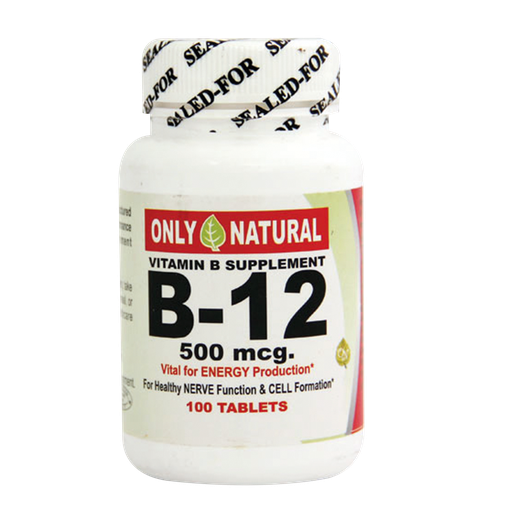 [791] B-12 500MCG TABLETAS X100 ONLY NATURAL