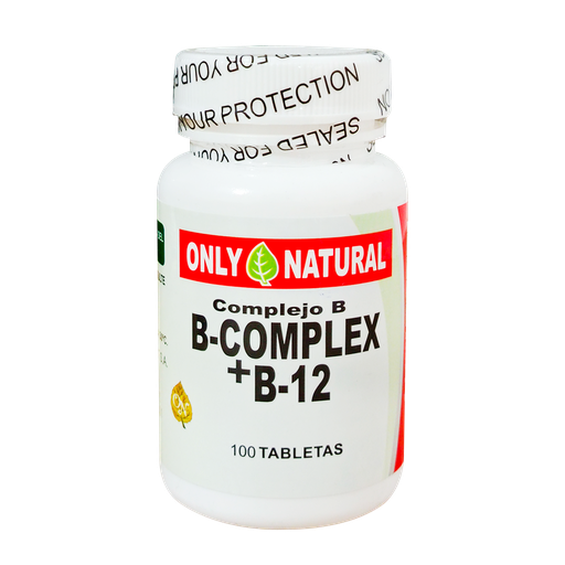 [2007] VITAMIN B COMPLEX COMPLEJO B TABLETAS X100 ONLY NATURAL