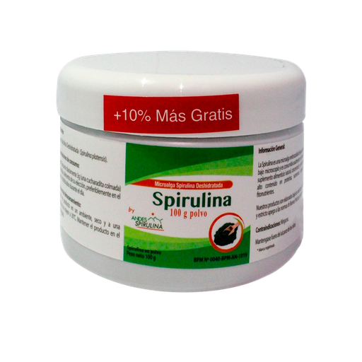 [7775] SPIRULINA POLVO 100G ANDES SPIRULINA