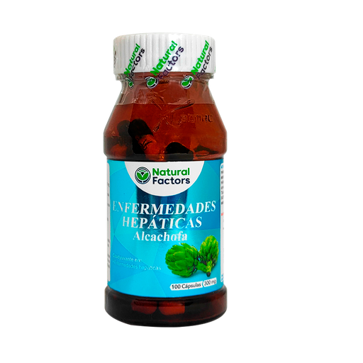 [7697] ENFERMEDADES HEPÁTICAS ALCACHOFA CAPSULAS X100 NATURAL FACTORS