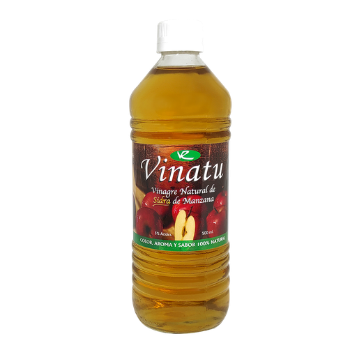 [8060] VINATU VINAGRE DE MANZANA SIN MADRE JARABE 500ML VR