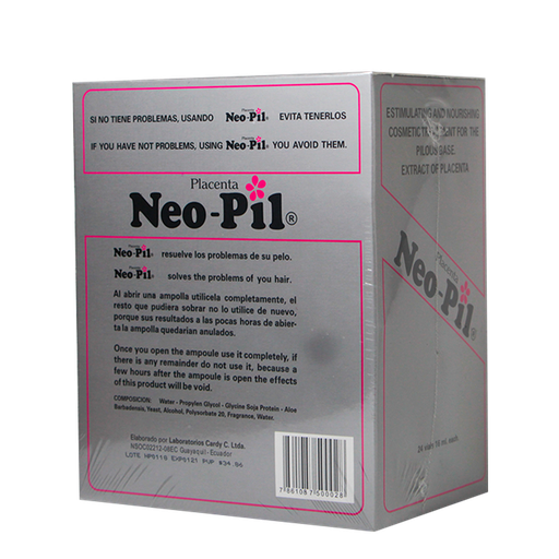 [5260] NEO PIL PLACENTA AMPOLLA LABORATORIOS CARDY