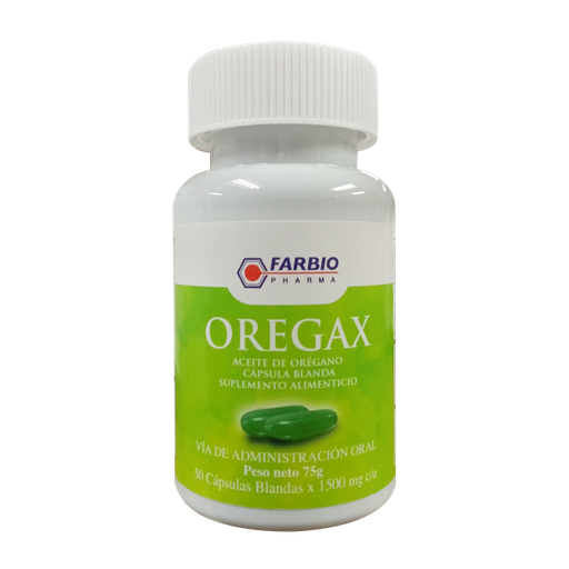 [7230] OREGAX CAPSULAS BLANDAS 75G X50 FARBIOPHARMA