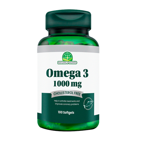 [6621] OMEGA 3 SOFTGELS X100 NATURES WORLD