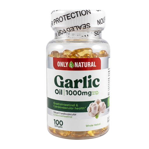 [225] ACEITE DE AJO GARLIC OIL 1000 MG CAPSULAS X 100 ONLYNAT