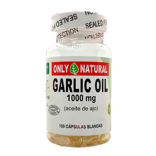 [225] ACEITE DE AJO GARLIC OIL 1000 MG CAPSULAS X 100 ONLYNAT