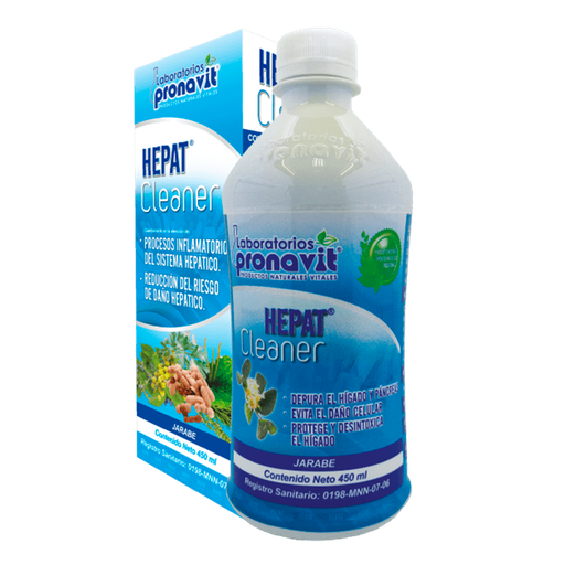 [4598] HEPAT CLEANER LIMPIEZA Y PROTECCION JARABE 450 ML. PRONAVIT