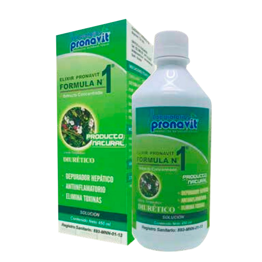 [4599] FORMULA N¦ 1 PARA HIGADO Y RIÑONES JARABE 450 ML. PRONAVIT