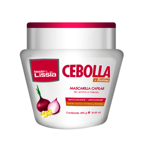[6625] CEBOLLA MASCARILLA CAPILAR 490G LISSIA