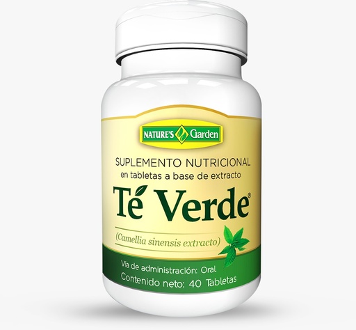 [6851] TE VERDE TABLETAS X40 NATURES GARDEN