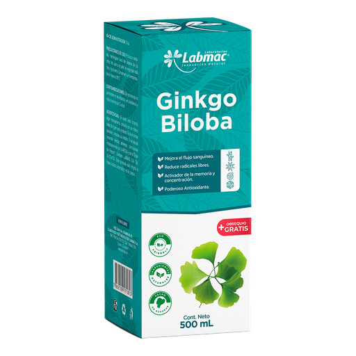 [4534] GINKGO BILOBA JARABE DE 500ML LABMAC