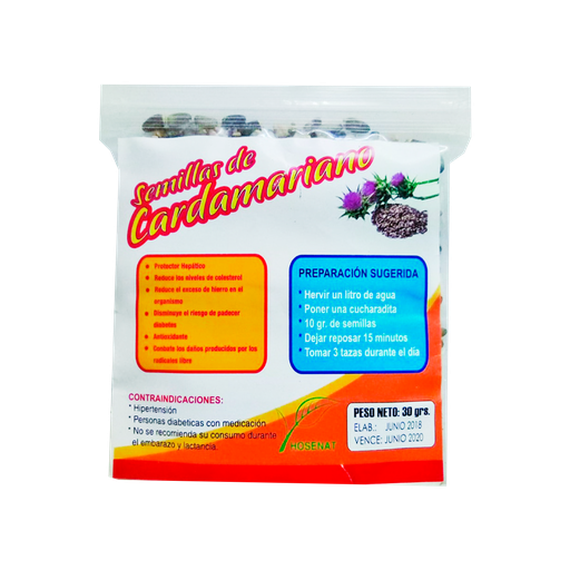 [6529] CARDOMARIANO SEMILLAS 30 GRS HOSENAT