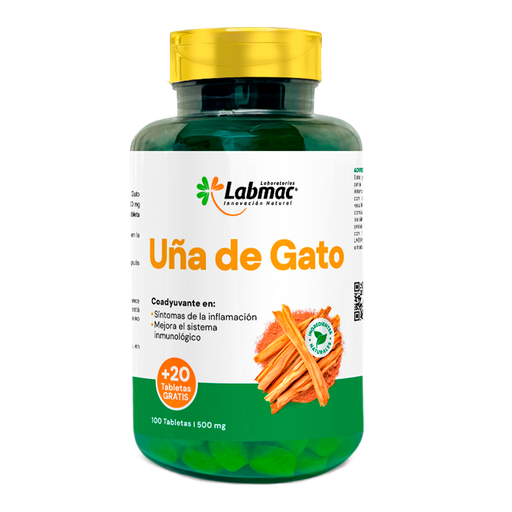 [7038] UÑA DE GATO TABLETAS X 100+20 LABMAC