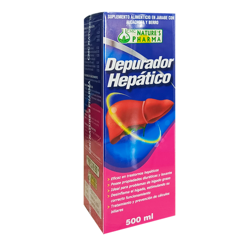 [7209] DEPURADOR HEPATICO JARABE 500ML NATURES PHARMA