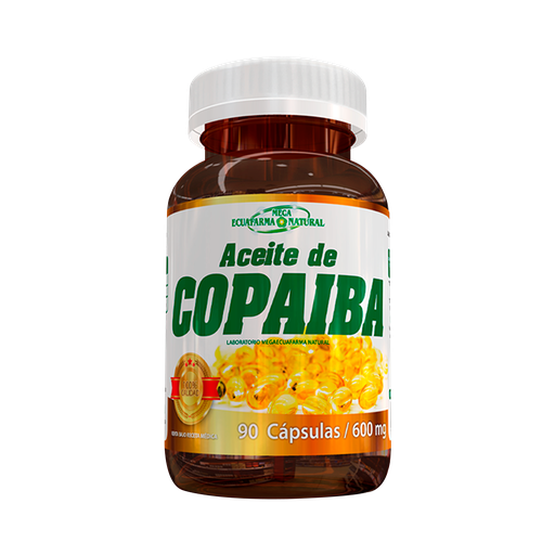 [7763] ACEITE DE COPAIBA CAPSULAS X90 MEGA ECUAFARMA
