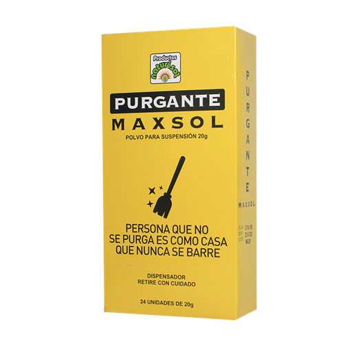 [6102] MAXSOL PURGANTE X 24 UNIDADES DE 20G NATURISOL
