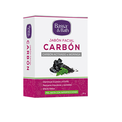 [7193] CARBON JABON FACIAL 90G BASSA