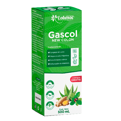 [4547] GASCOL NEW COLON JARABE DE 500ML LABMAC