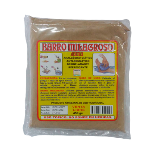 [1900] BARRO MILAGROSO POLVO 1 LB NATURISOL