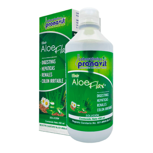 [4571] ALOE FLAX JARABE 450 ML PRONAVIT