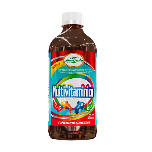[7819] MULTIVITAMINICO SOLUCIÓN ORAL 500 ML MEGAECUAFARMA NATURAL