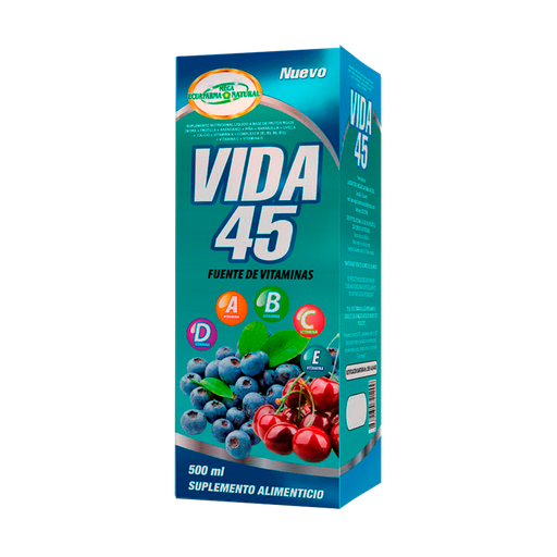 [7820] VIDA 45 SOLUCIÓN ORAL 500 ML MEGAECUAFARMA NATURAL