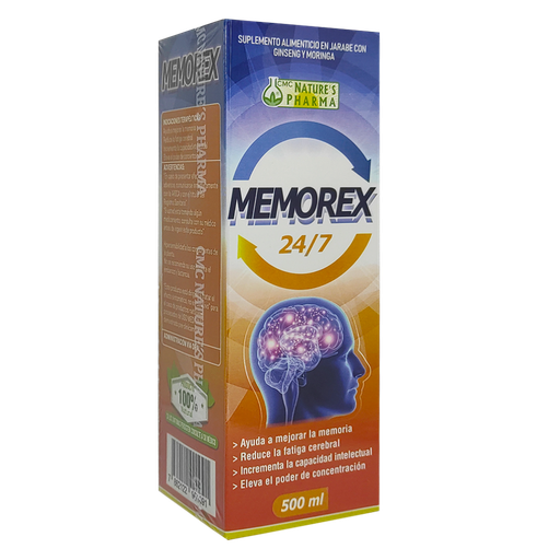 [2314] MEMOREX 24/7 JARABE 500 ML NATURES PHARMA