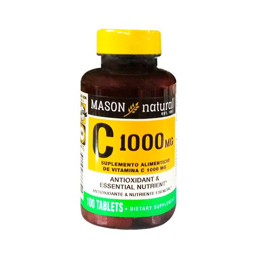 [1228] VITAMINA C 1000 MG VITAMINA C TABLETAS X100 MASON