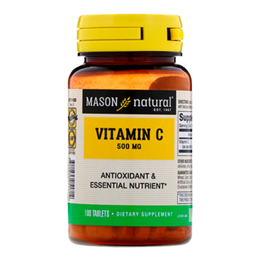 [2137] C 500 MG VITAMINA C TABLETAS X 100 MASON