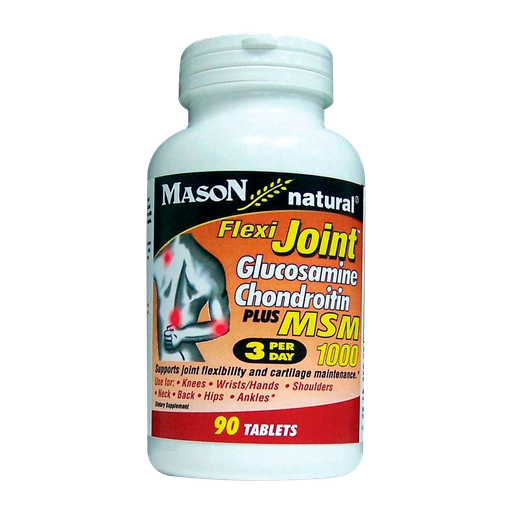 [1486] GLUCOSAMINE CHONDROITIN 1500/1200 + MSM 1000 TABLETAS X90 MASON