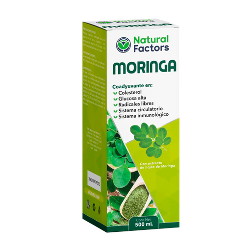 [7794] MORINGA SOLUCION ORAL 500ML NATURAL FACTORS