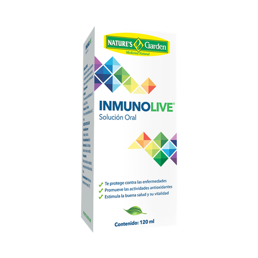 [5872] INMUNOLIVE SOLUCION ORAL JARABE 120 ML NATURES GARDEN