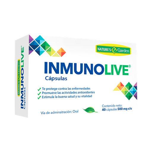 [7012] INMUNOLIVE CAPSULAS X40 NATURES GARDEN