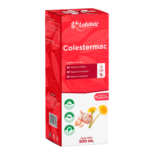 [4674] COLESTERMAC ANTICOLESTEROL JARABE DE 500ML LABMAC