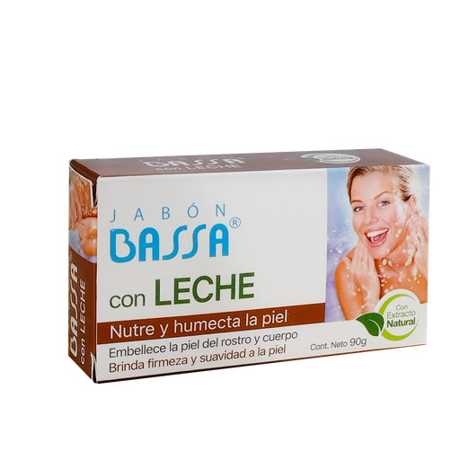 [516] JABON CON LECHE JABON 90 GR BASSA