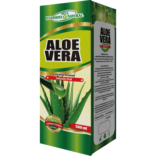 [6558] ALOE VERA SOLUCIÓN ORAL 500 ML MEGAECUAFARMA NATURAL
