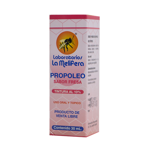 [4623] PROPOLEO SPRAY SABOR FRESA 30CC LA ABEJA MELIFERA
