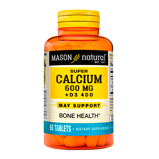 [292] SUPER CALCIO 600 MG CON VITAMINA D X 100 TABLETAS DE MASON