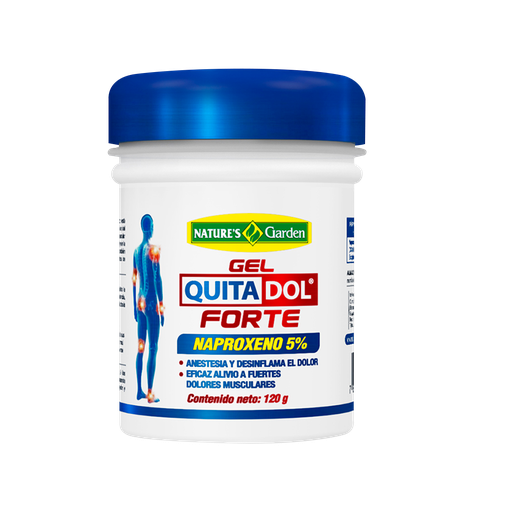 [7220] QUITADOL FORTE GEL 120G NATURES GARDEN