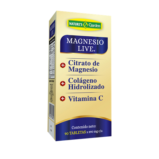 [6712] MAGNESIOLIVE TABLETAS X90 NATURES GARDEN