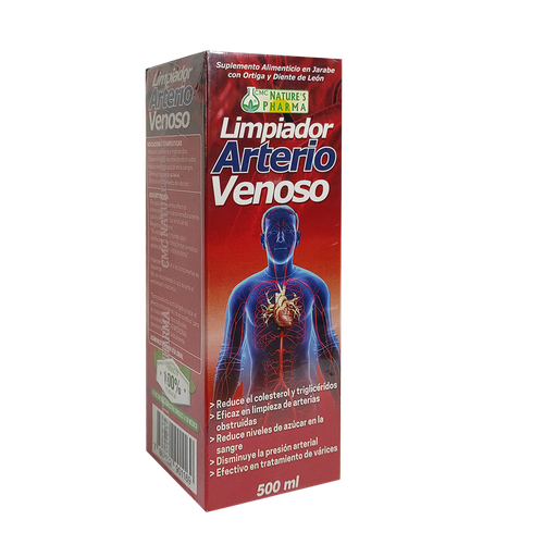 [3538] LIMPIADOR ARTERIO VENOSO JARABE 500 ML NATURES PHARMA