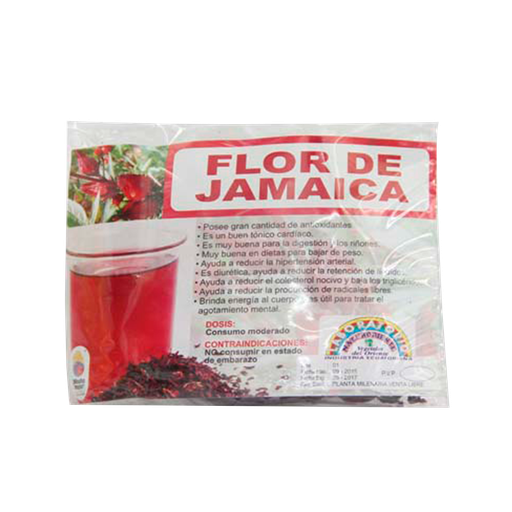 [5850] FLOR DE JAMAICA MONTE 25 GR VEGETALES DEL ORIENTE