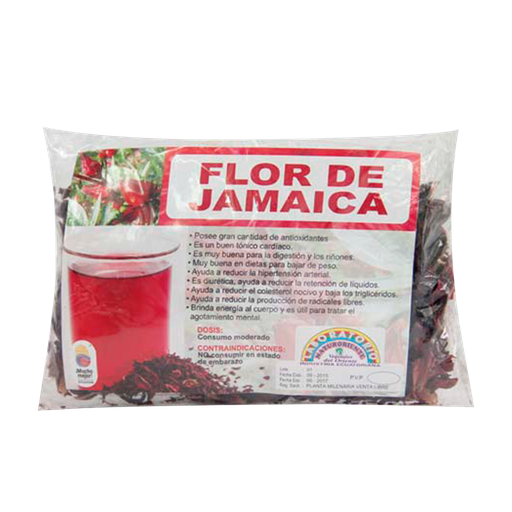 [5851] FLOR DE JAMAICA MONTE 50 GR VEGETALES DEL ORIENTE
