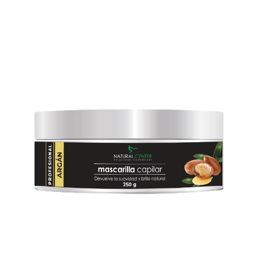 [5696] ARGAN MASCARILLA CAPILAR CREMA 260 GR NATURAL CENTER SOLUTION