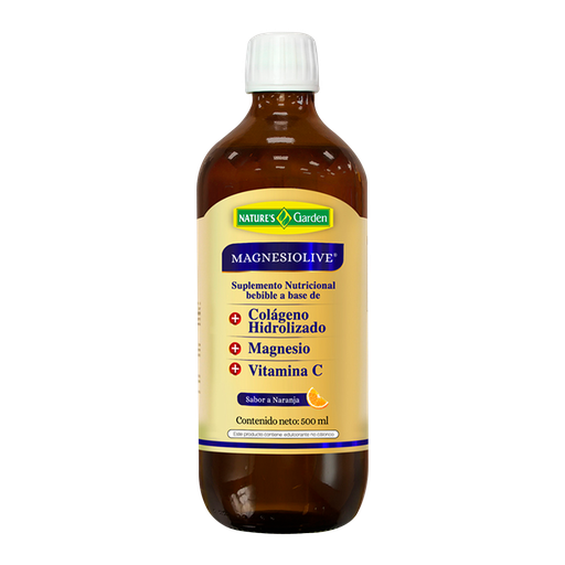 [6573] MAGNESIOLIVE JARABE 500 ML NATURES GARDEN
