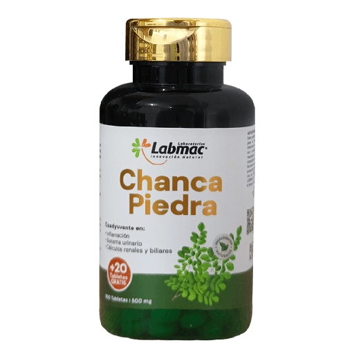 [6691] CHANCA PIEDRA 500MG TABLETAS X100+20 LABMAC
