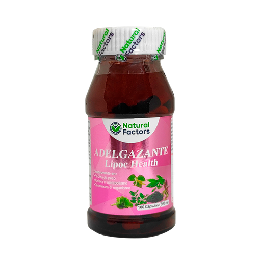 [7694] ADELGAZAN LIPOC HEALTH CAPSULAS X100 NATURAL FACTORS